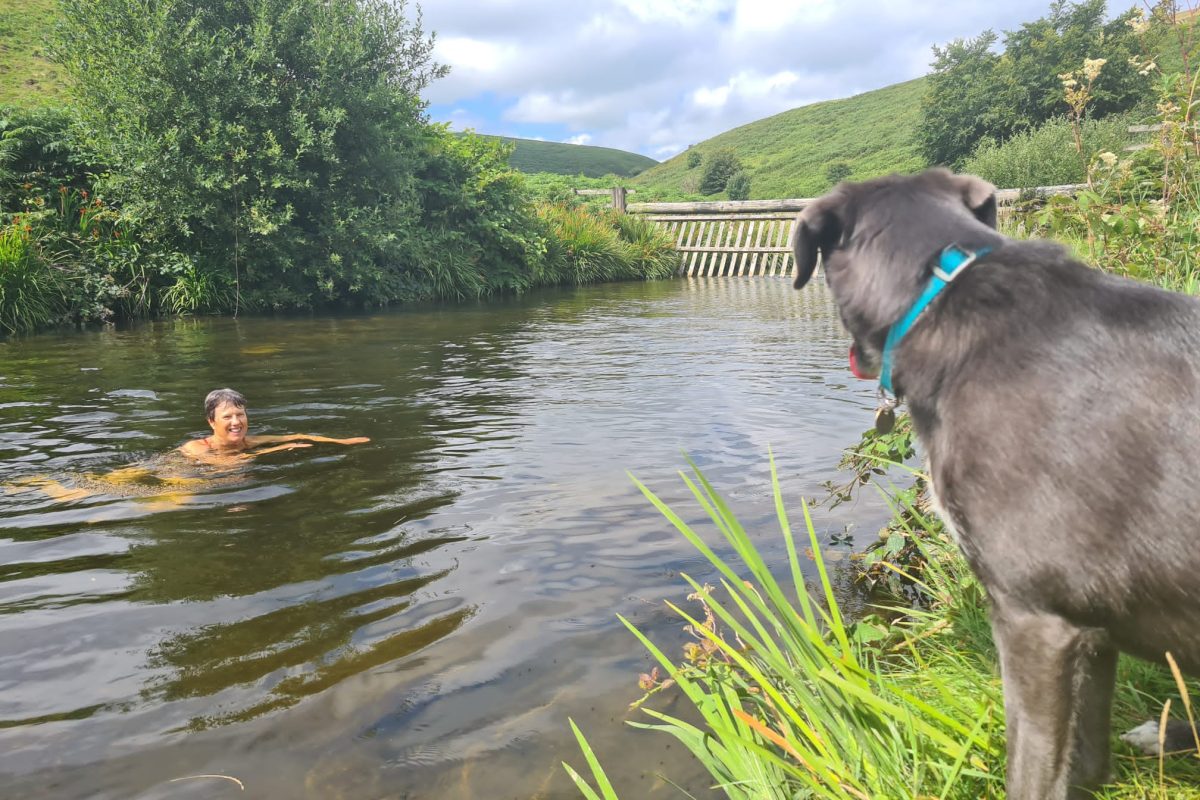 Exmoor view wild swim